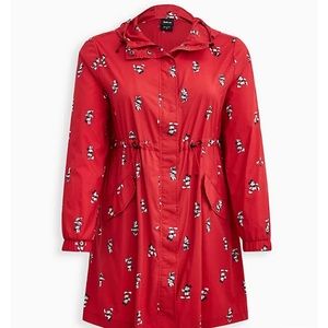 Torrid Mickey & Minnie Mouse Raincoat!! NWT!!!